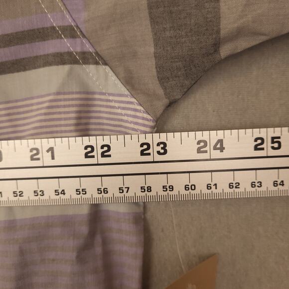 Levi's Men's Button-Up Shirt XL Short Sleeve Striped Casual Purple NWT - Picture 6 of 7